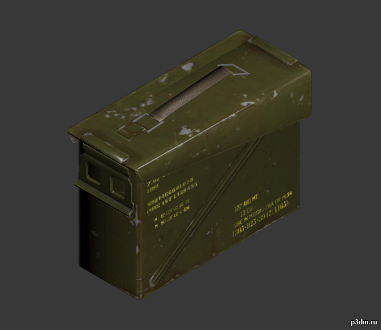 5mm Ammo Chest 3D Model