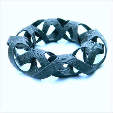 interlaced bangles 3D Print Model