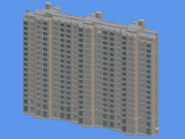 City government office building architectural design – 180 3D Model