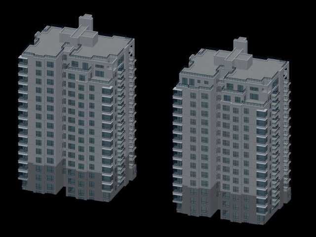 City government office building architectural design – 65 3D Model