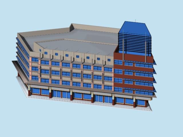 City planning office building fashion design – 15 3D Model