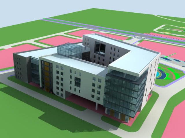 City planning office building fashion design – 246 3D Model