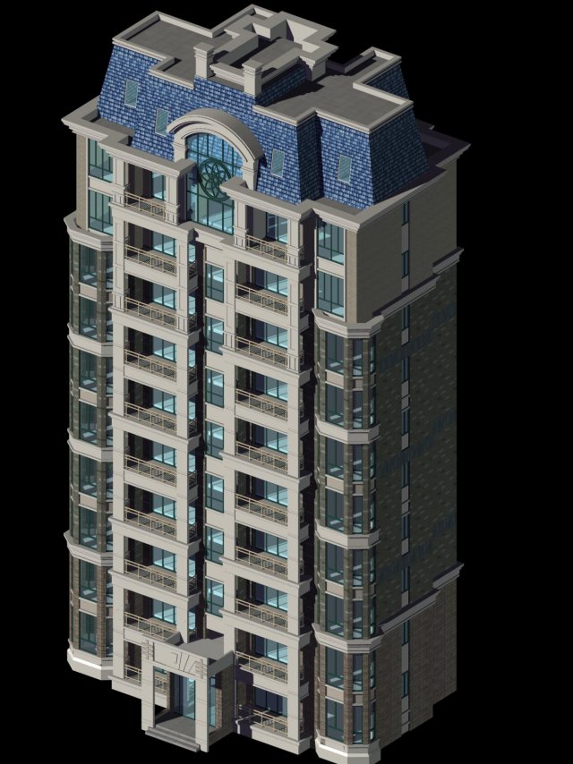 City government office building architectural design – 264 3D Model