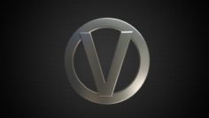 Vortex logo 3D Model