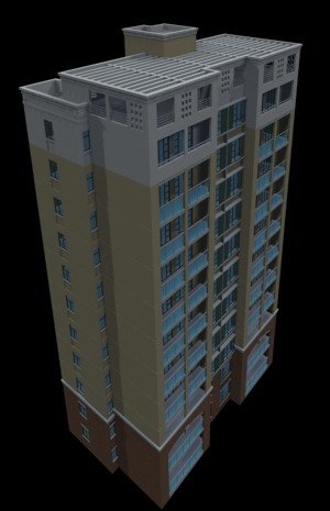 City government office building architectural design – 409 3D Model