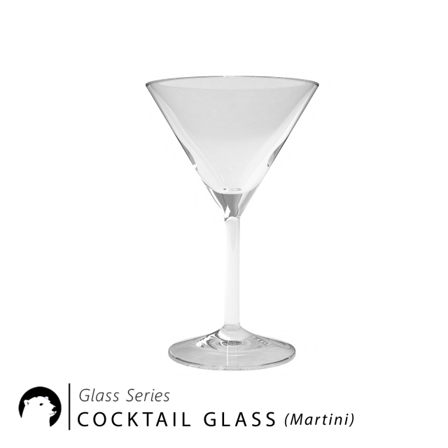 Glass Series – Cocktail Glass Martini 3D Model