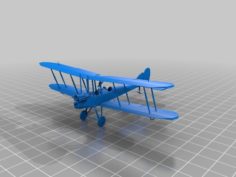 Royal Aircraft Factory B.E. 2c – First World War Airplane / Avion B.E. 2c de Royal Aircraft Factory – Avion de la Première Guerre mondiale 3D Print Model