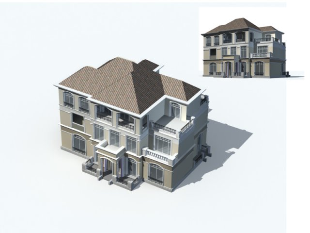 City – Villa 11138 3D Model