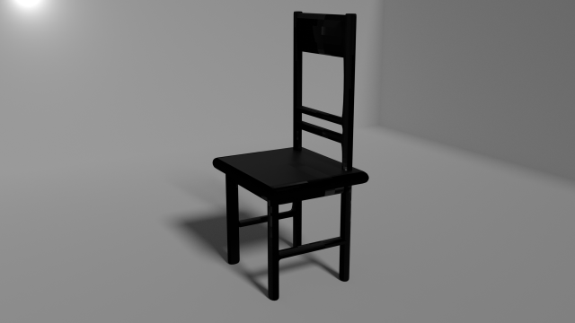 Black chair 3D Model