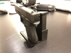 Glock 43 Pistol Stand 3D Print Model