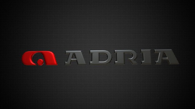 Adria logo 3D Model