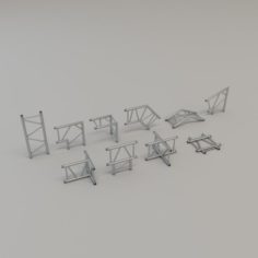 Ladder truss 40cm SET 3D Model
