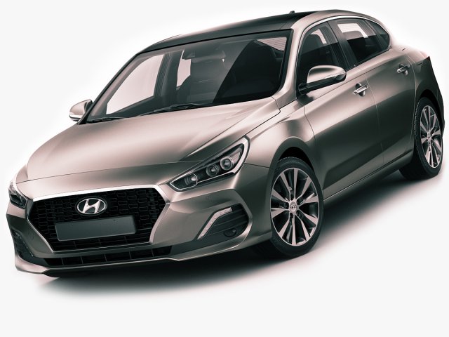 Hyundai i30 Fastback 2018 3D Model