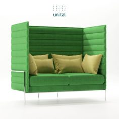 Sofa for office Unital tesla 3D Model
