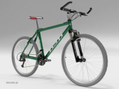 Green Mountain Bike 3D Model