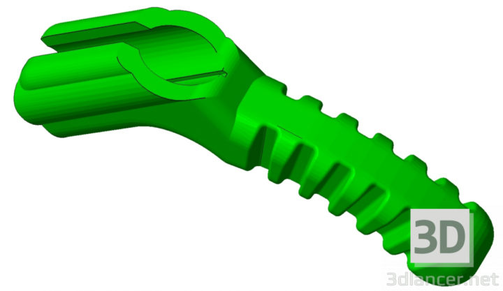 3D-Model 
Iwata airbrush handle