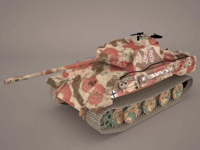 Panzer V 4 301 3D Model