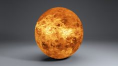 Venus 8k Globe 3D Model
