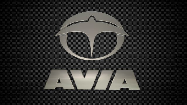 Avia logo 2 3D Model