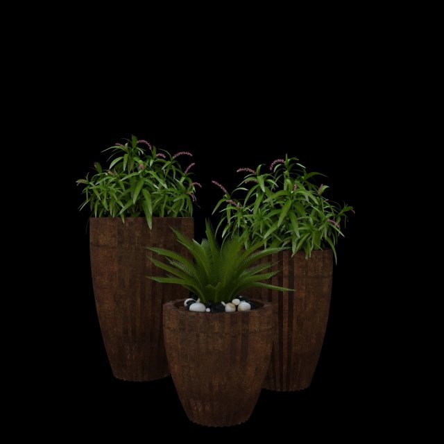 Plant vase171216 3D Model