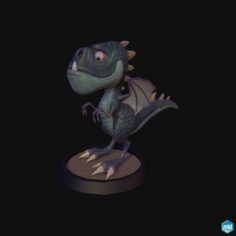 Dragon Low Poly 3D Model