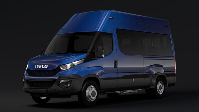 Iveco Daily Minibus L3H3 2014 2016 3D Model