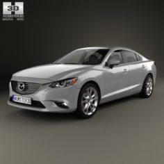 Mazda 6 GJ 2015 3D Model