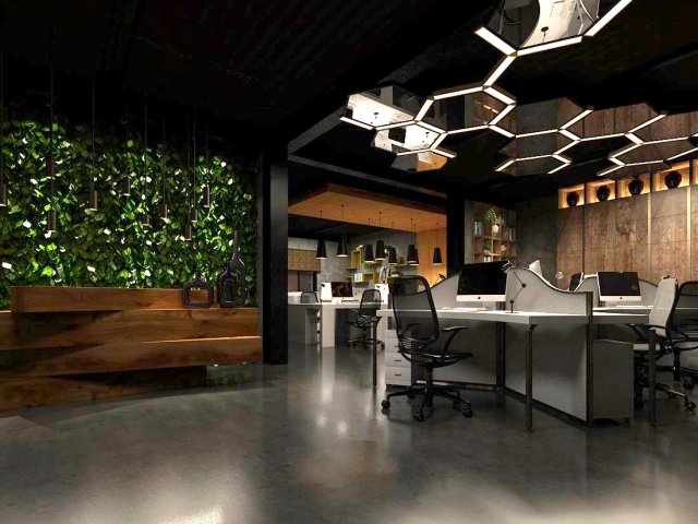 Office meeting room reception hall 05 3D Model