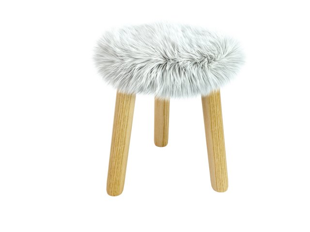 3D Stool FourrureAdas LAREDOUTE 3D Model