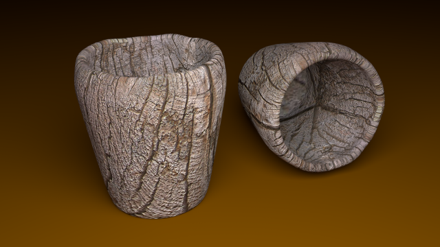 Wooden cup 3D Model