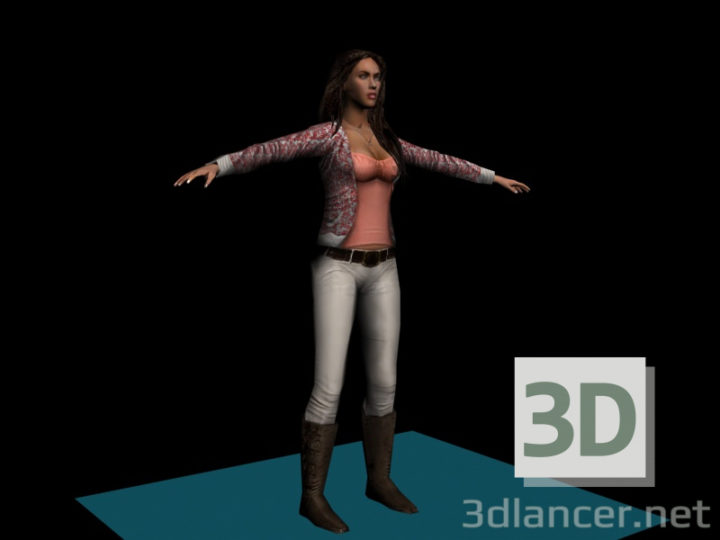 3D-Model 
Megan Fox