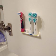 Toothbrush head holder 3D Print Model
