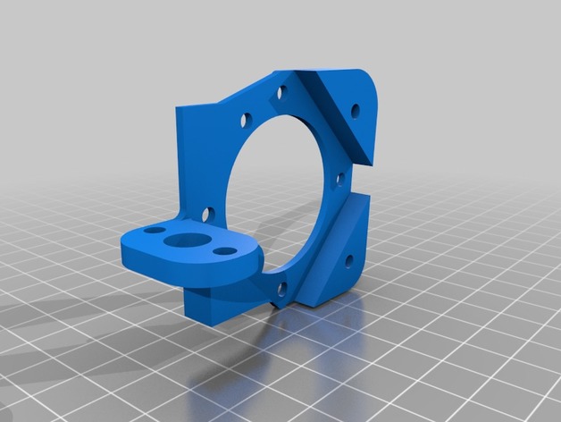 Really basic Titan Aero Bltouch+fan mount 3D Print Model