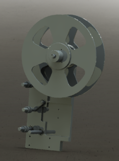 Guide wheel of laminated machine module 3D Model