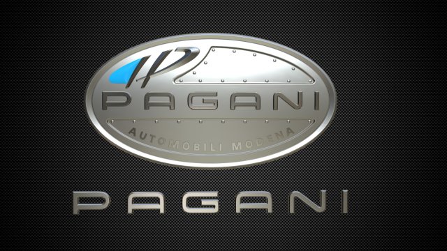 Pagani logo 3D Model