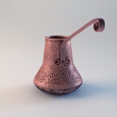Copper coffeepot 3D Model