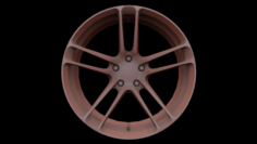 Vorsteiner VSE-001 Wheel Low Poly 3D Model