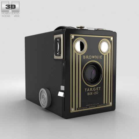 Kodak Brownie Target Six-20 3D Model