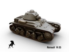 Renault R-35 3D Model