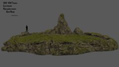 Mossy terrain 3D Model