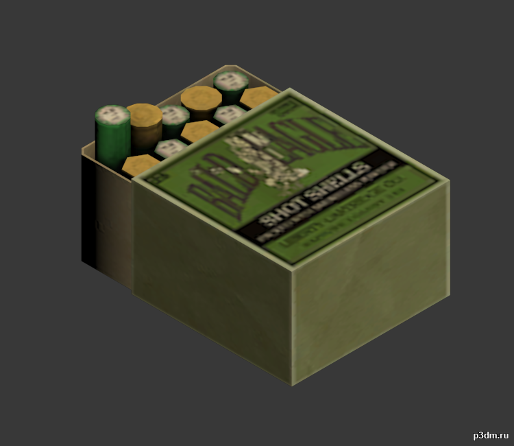 Ammo High Explosive Buck 3D Model