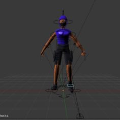 Hero Tugas Besar						 Free 3D Model