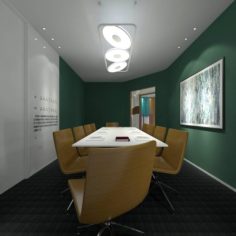 Conference room office reception hall 32 3D Model