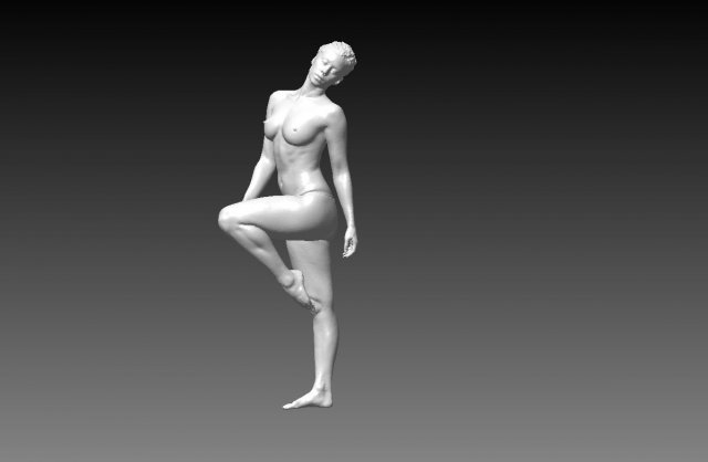 Nude girl 3D Model