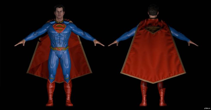 Superman 3D Model