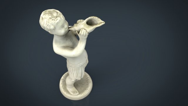 Child statue 1 3D Model