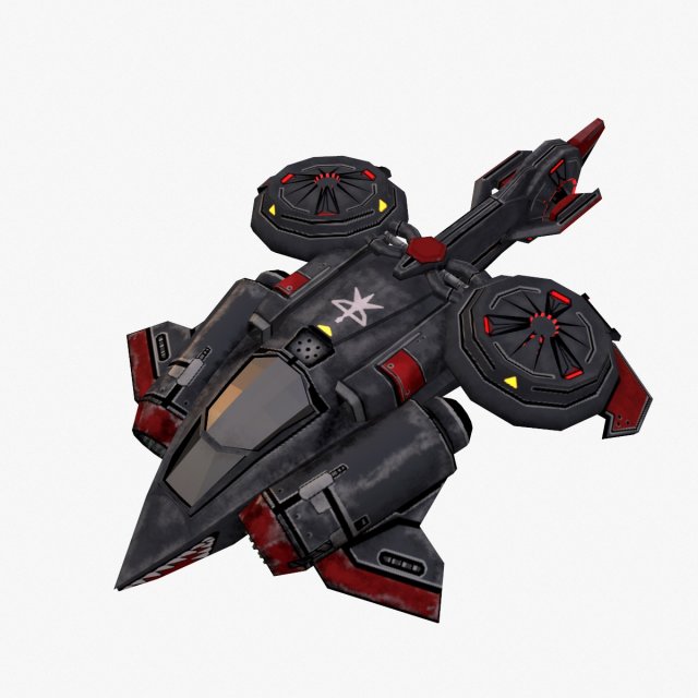 Spaceship Shee 3D Model