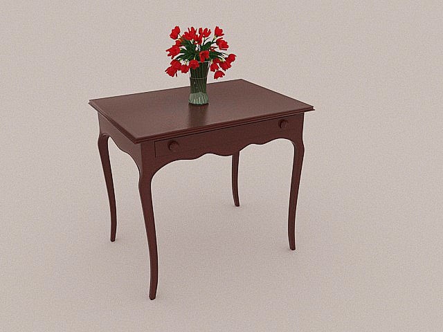 Classic table Free 3D Model