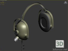 3D-Model 
Earphones retro