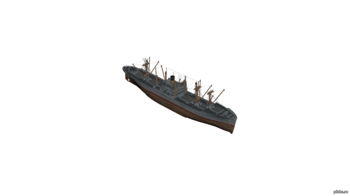 Merchant ship 3D Model